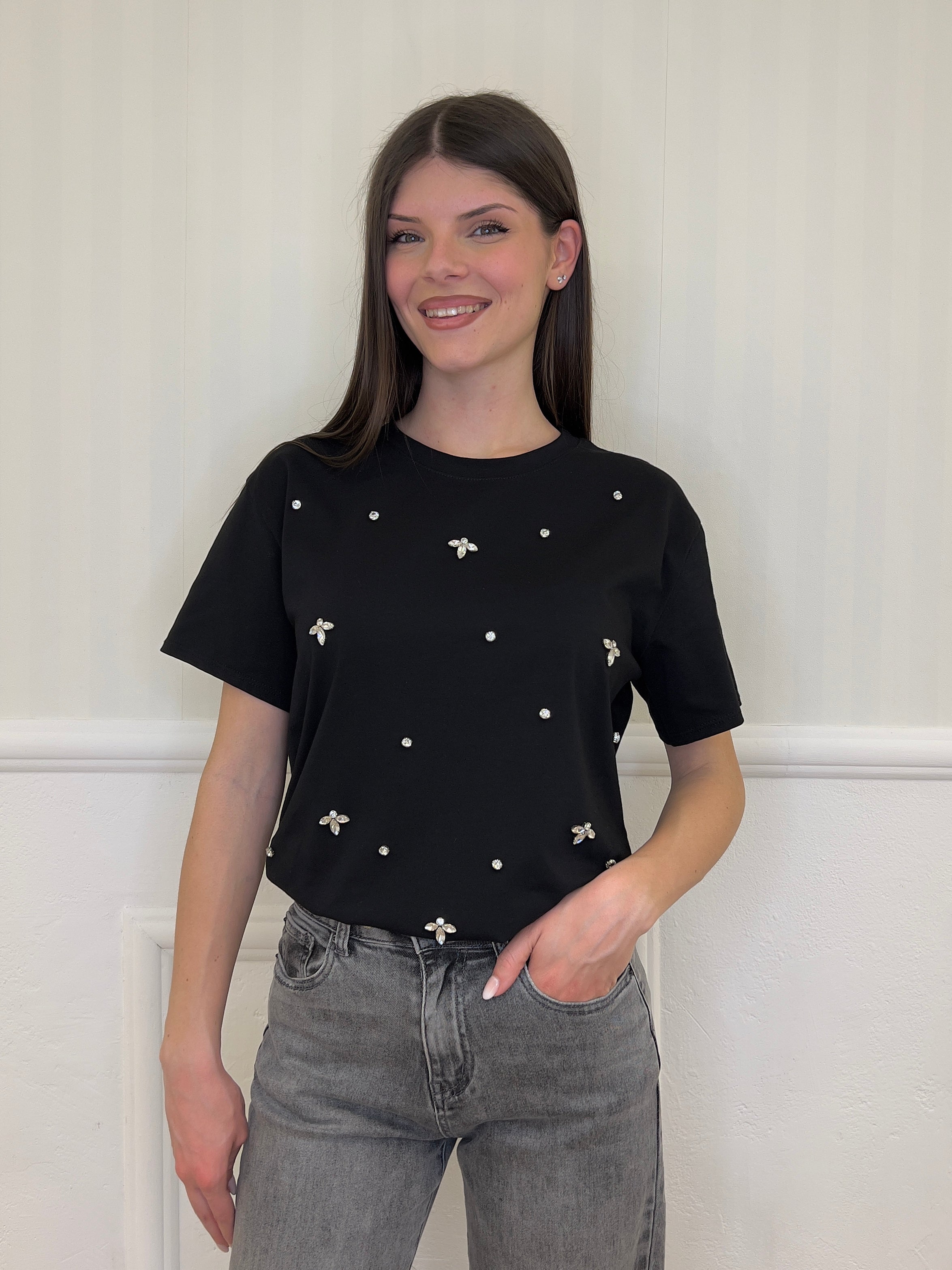 T-shirt Ape Cristalli C100 Nero - Bazar Abbigliamento