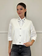 Gilet Gioiello 5666 Bianco - Bazar Abbigliamento