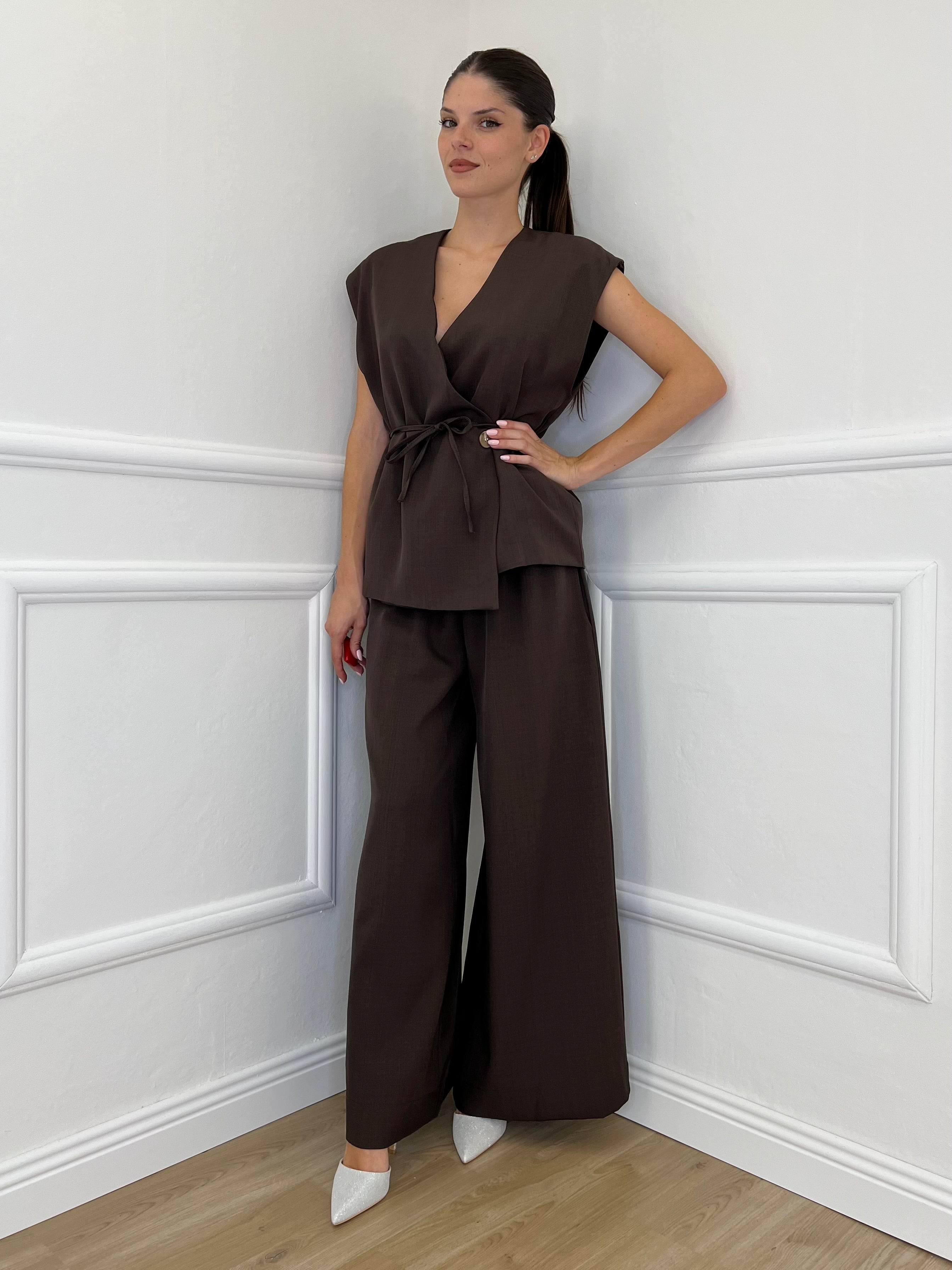 Completo Smanicato 3618 Caffè - Bazar Abbigliamento