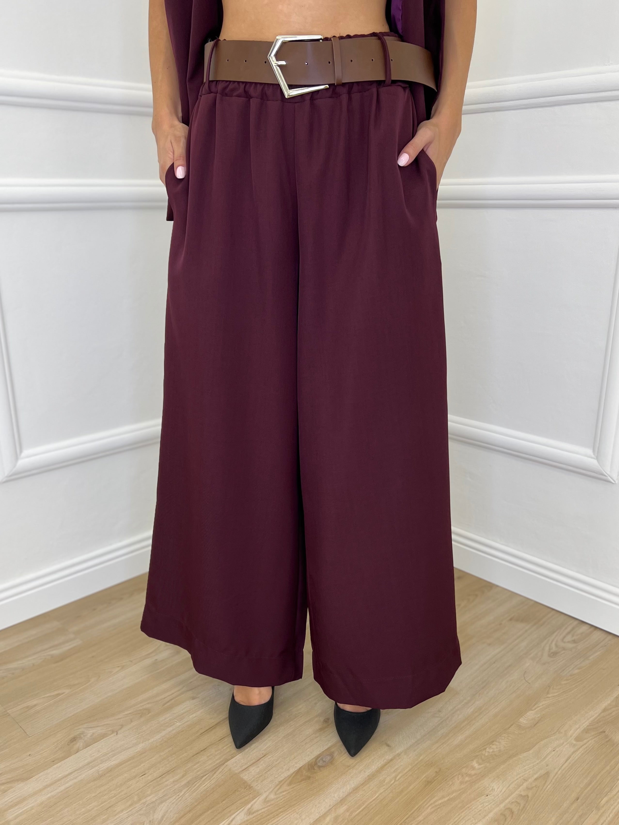 Completo Smanicato 3618 Burgundy - Bazar Abbigliamento