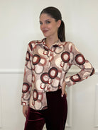 Camicia Jersey Fantasia 23001 Mattone - Bazar Abbigliamento
