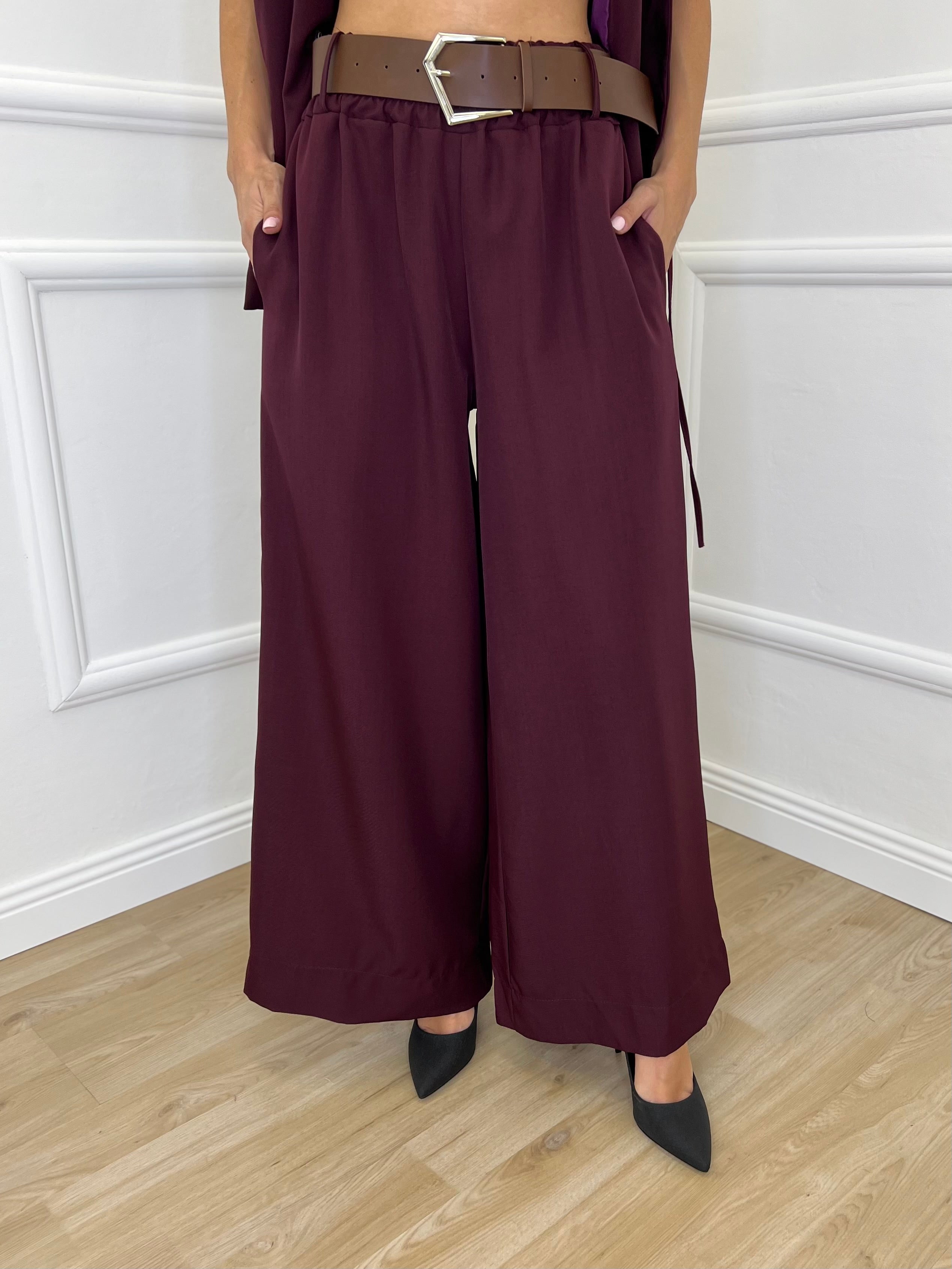 Completo Smanicato 3618 Burgundy - Bazar Abbigliamento