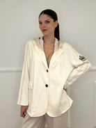 Giacca Cappuccio 27599 Panna - Bazar Abbigliamento