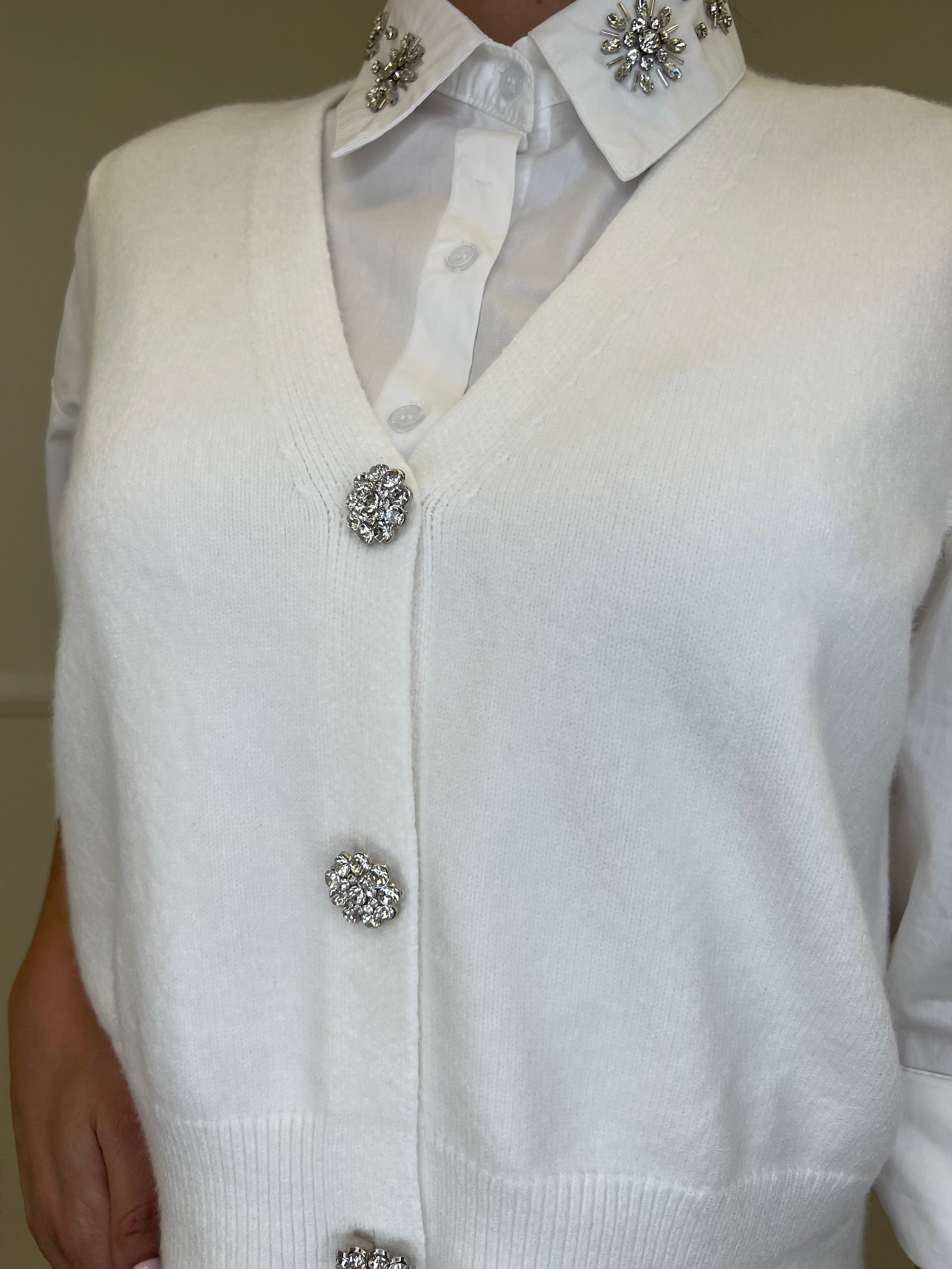 Gilet Gioiello 5666 Bianco - Bazar Abbigliamento