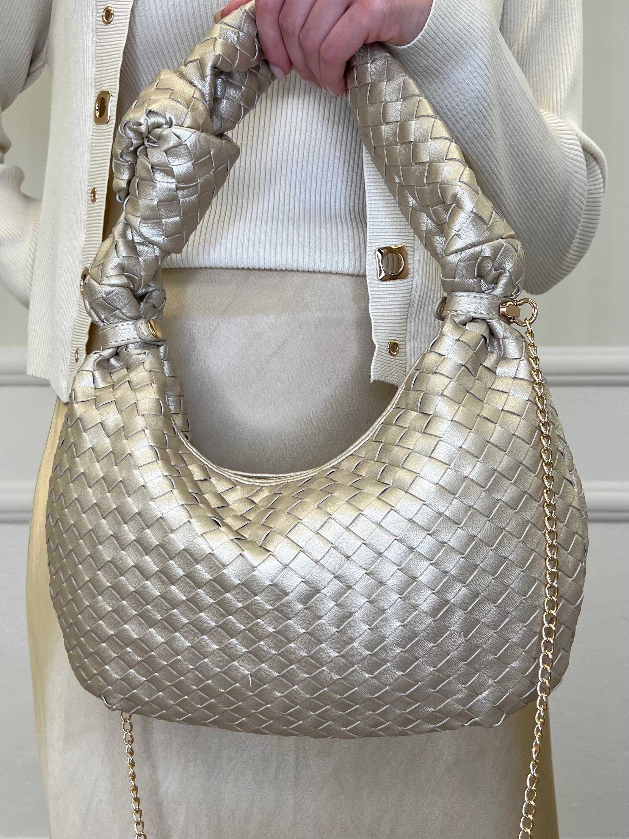 Borsa Intrecciata Nodo 5113 - Bazar Abbigliamento