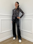 Camicia Microrete Fantasia 8928 Piombo - Bazar Abbigliamento