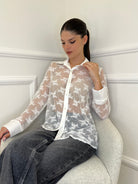 Camicia Pizzo 3160 Bianco - Bazar Abbigliamento
