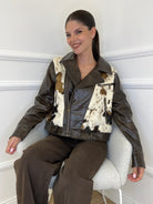 Chiodo Cow 30146 Caffè - Bazar Abbigliamento