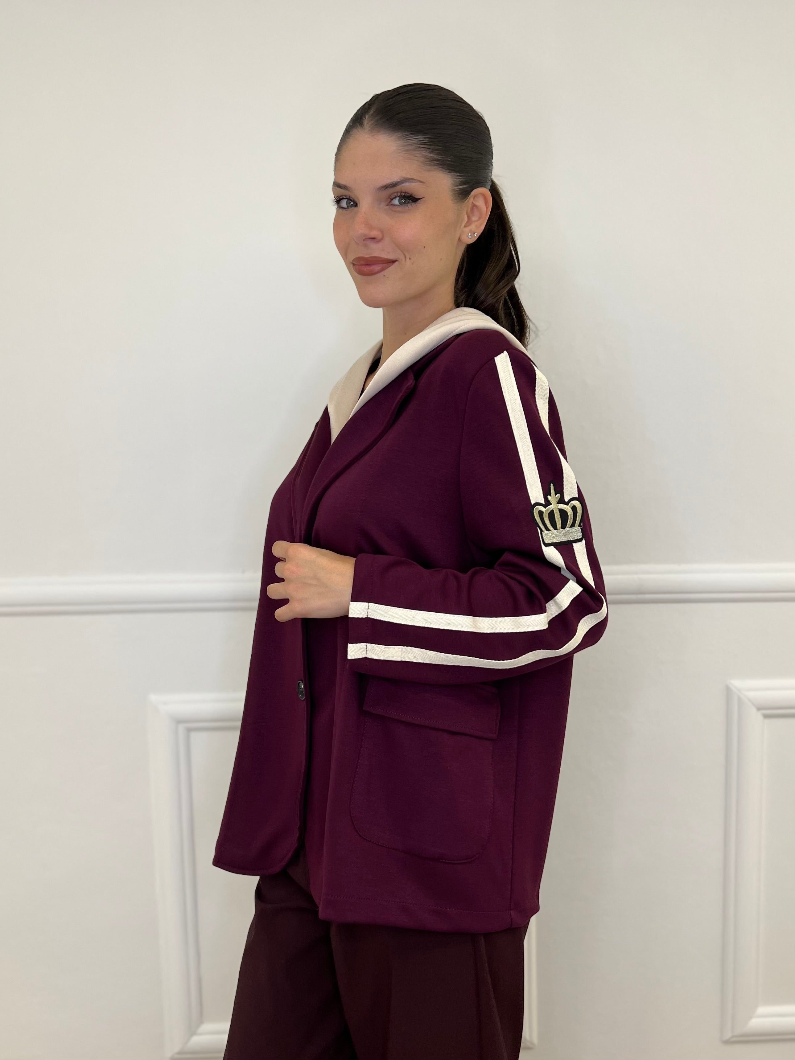 Giacca Cappuccio 27599 Bordeaux - Bazar Abbigliamento