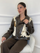 Chiodo Cow 30146 Caffè - Bazar Abbigliamento