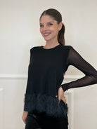 Maglia Smanicata Fondo Fluffy J28116 - Bazar Abbigliamento