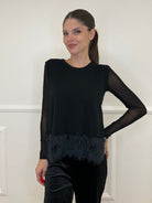 Maglia Smanicata Fondo Fluffy J28116 - Bazar Abbigliamento