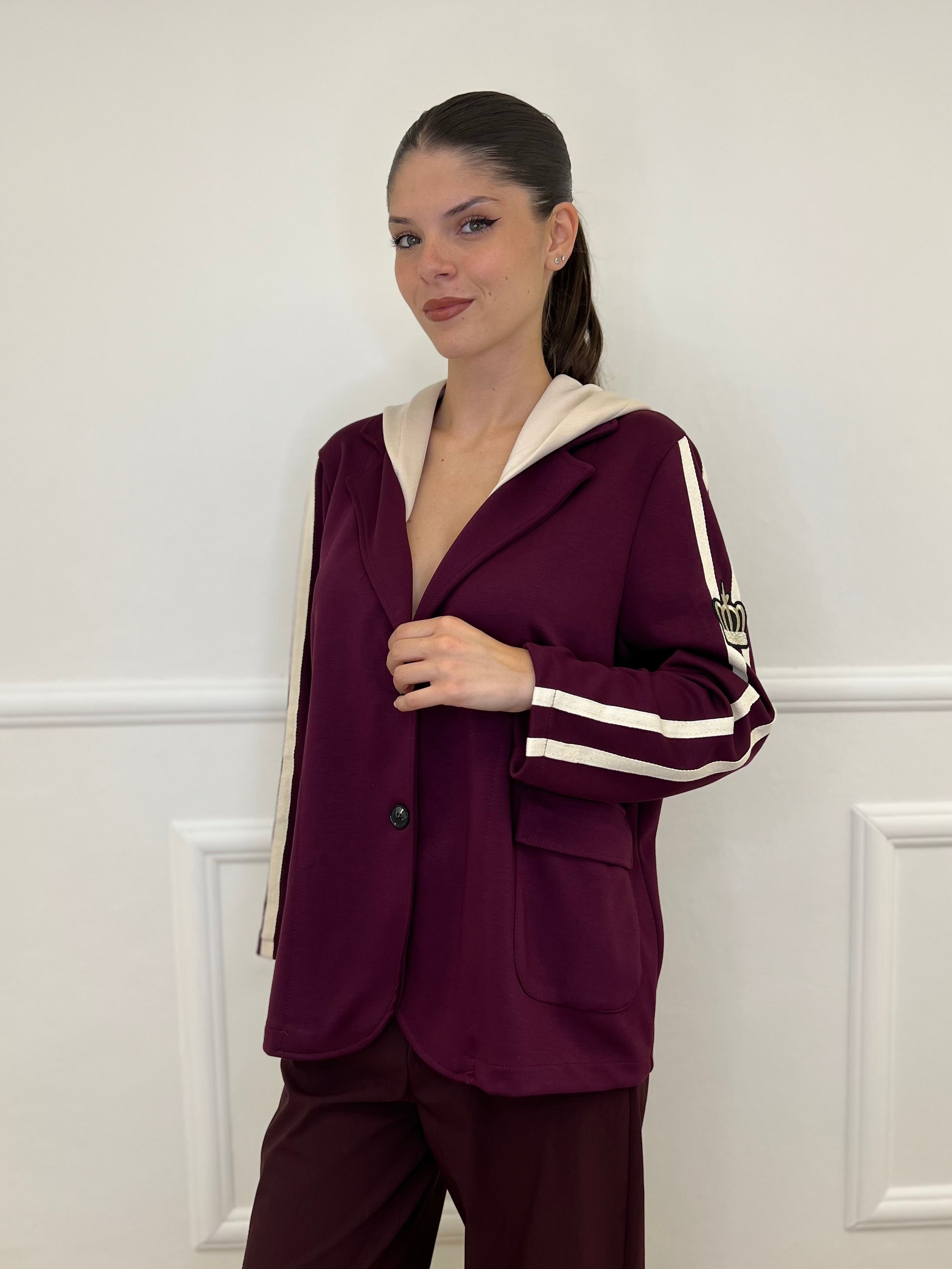 Giacca Cappuccio 27599 Bordeaux - Bazar Abbigliamento