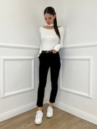 Pantalone Sigaretta 5199 Nero - Bazar Abbigliamento