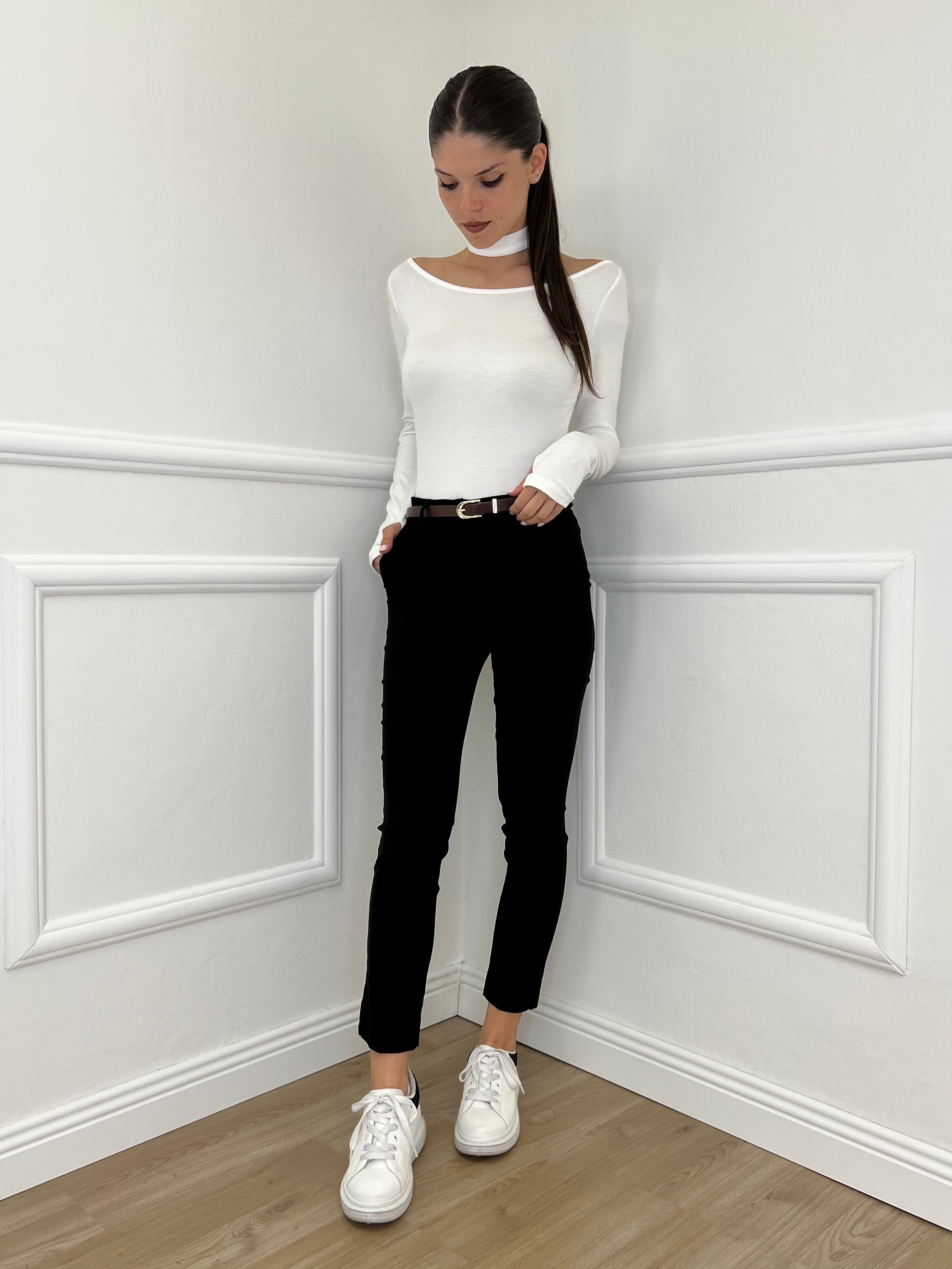 Pantalone Sigaretta 5199 Nero - Bazar Abbigliamento