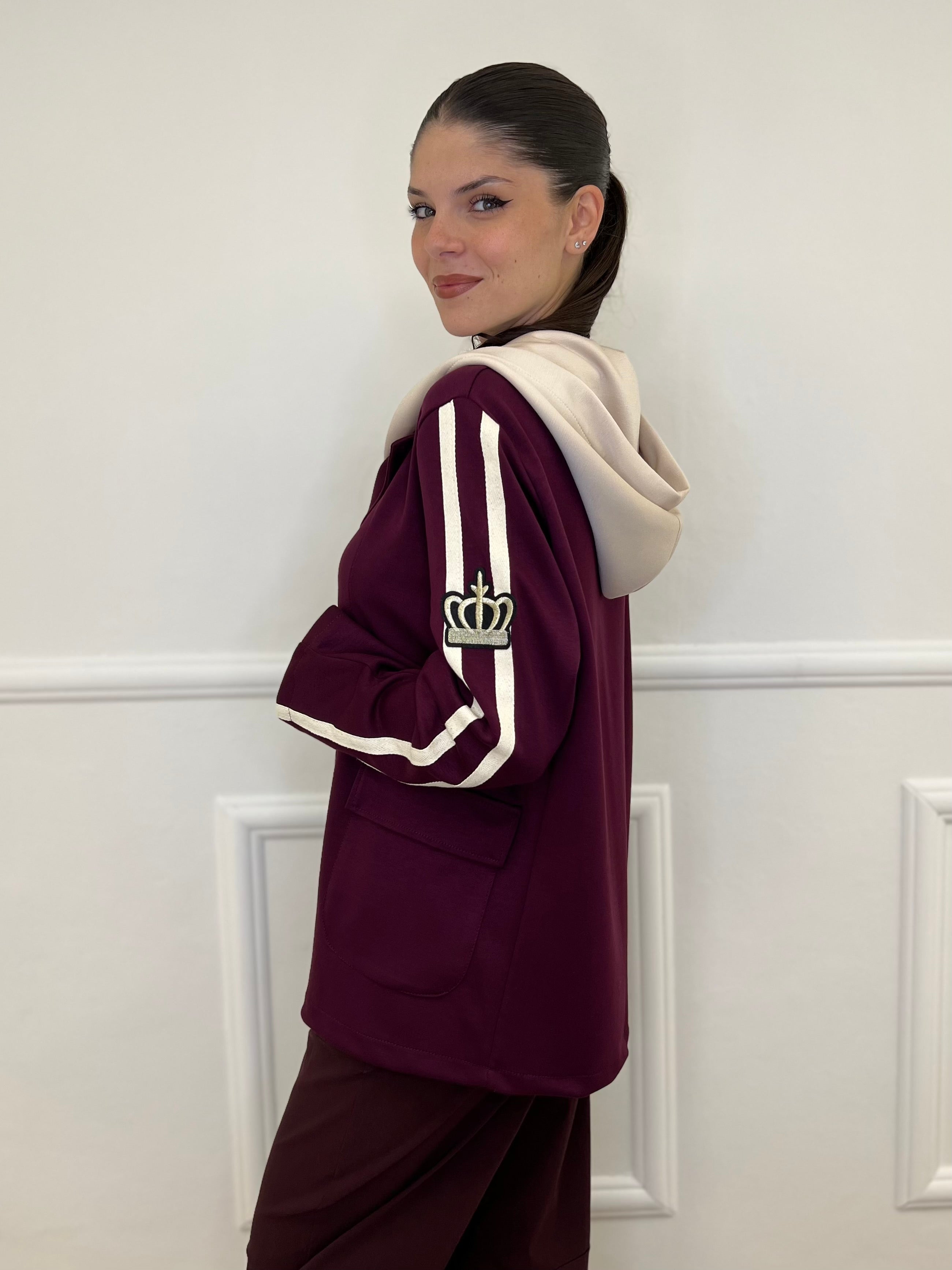 Giacca Cappuccio 27599 Bordeaux - Bazar Abbigliamento