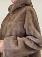 Pelliccia Cappuccio 007 Mocha - Bazar Abbigliamento