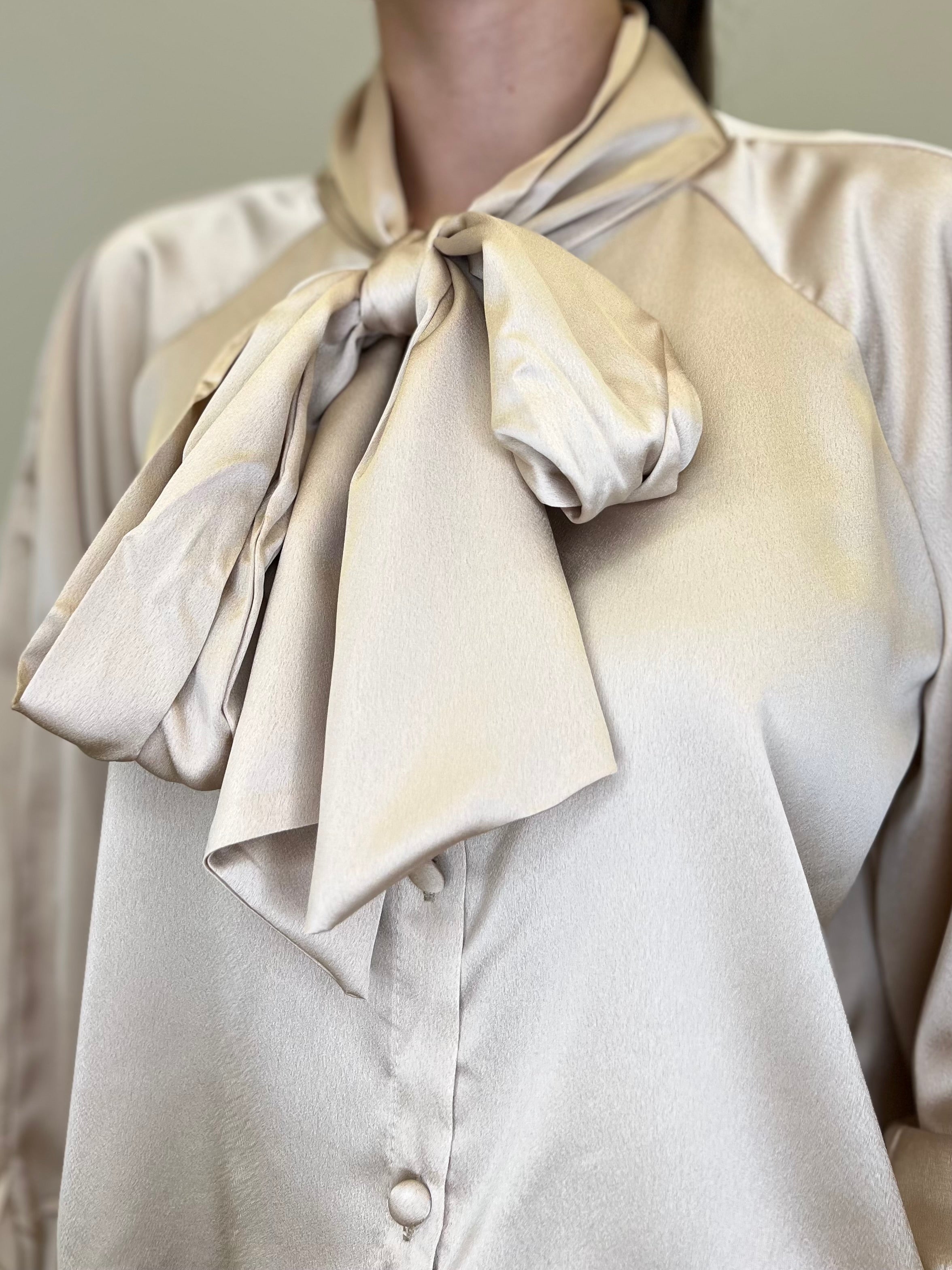 Camicia Satin Fiocco 4218 Champagne - Bazar Abbigliamento