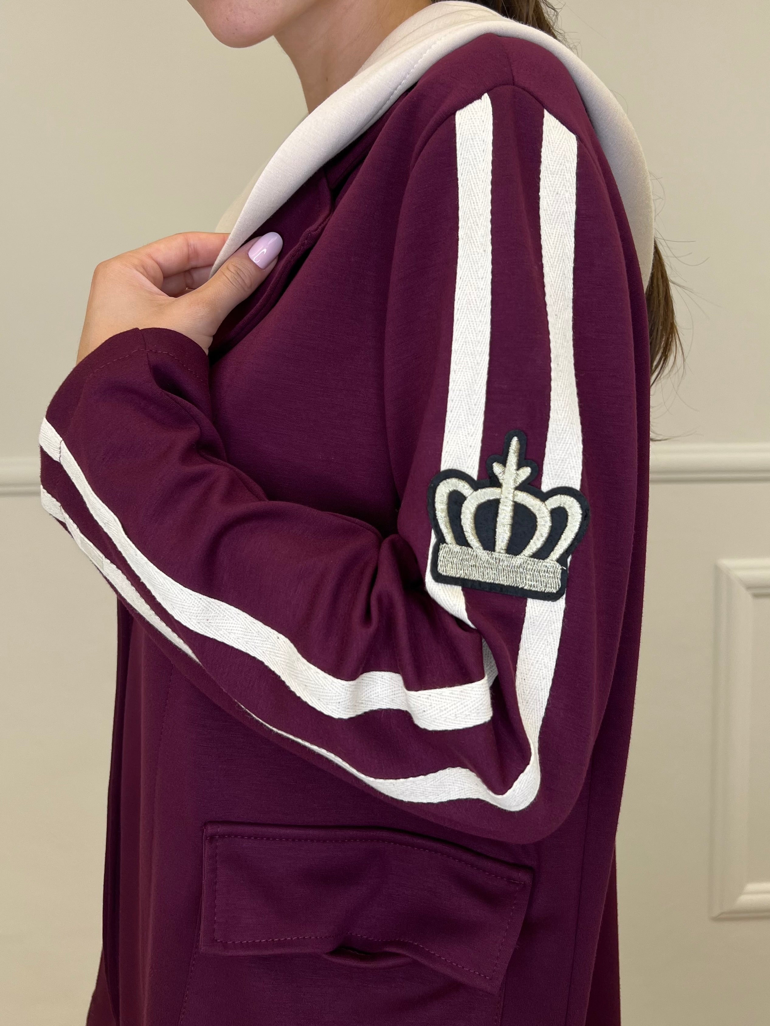 Giacca Cappuccio 27599 Bordeaux - Bazar Abbigliamento