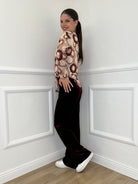 Camicia Jersey Fantasia 23001 Mattone - Bazar Abbigliamento