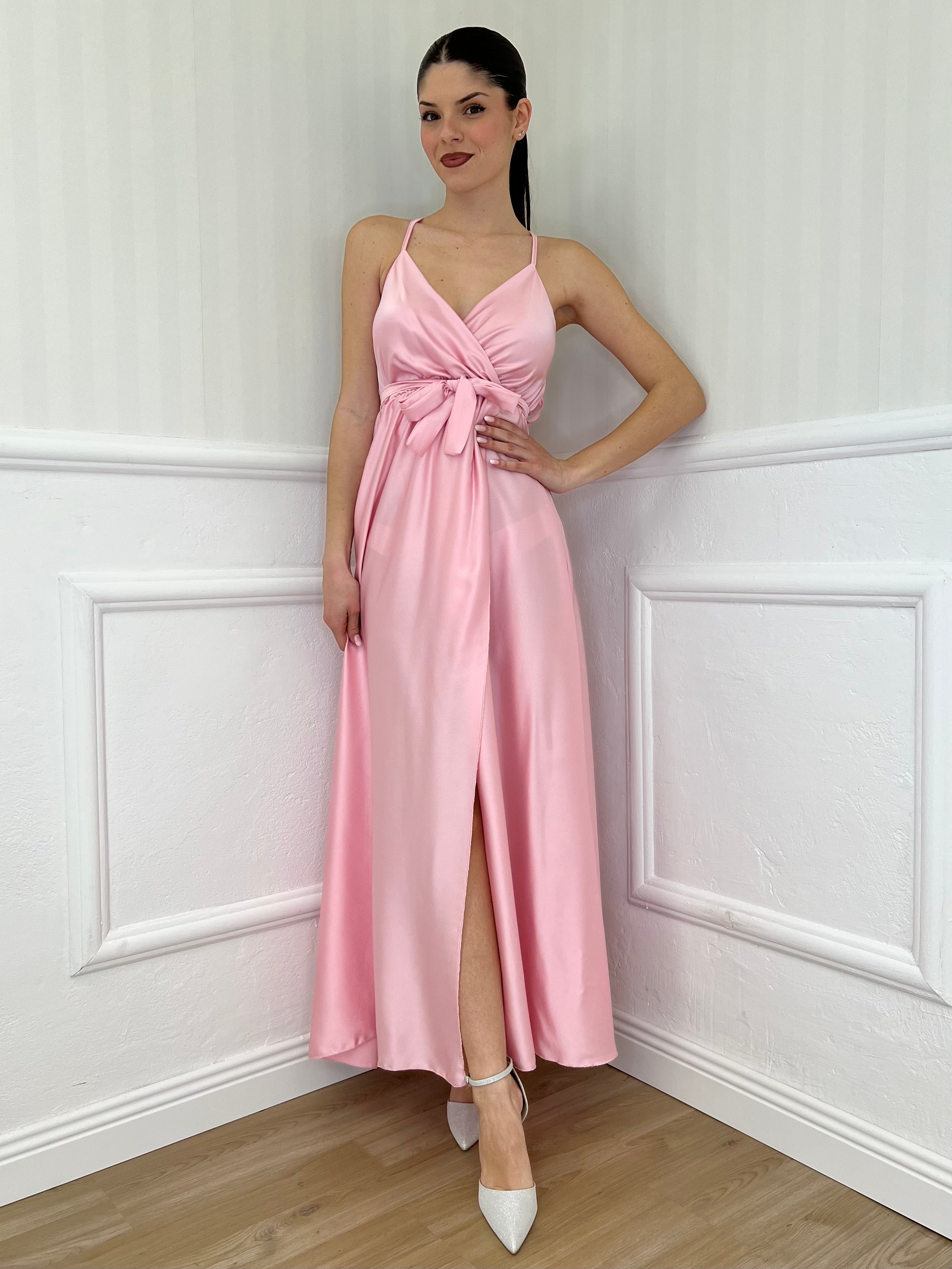 Abito Impero Fusciacca 1563 Rosa - Bazar Abbigliamento