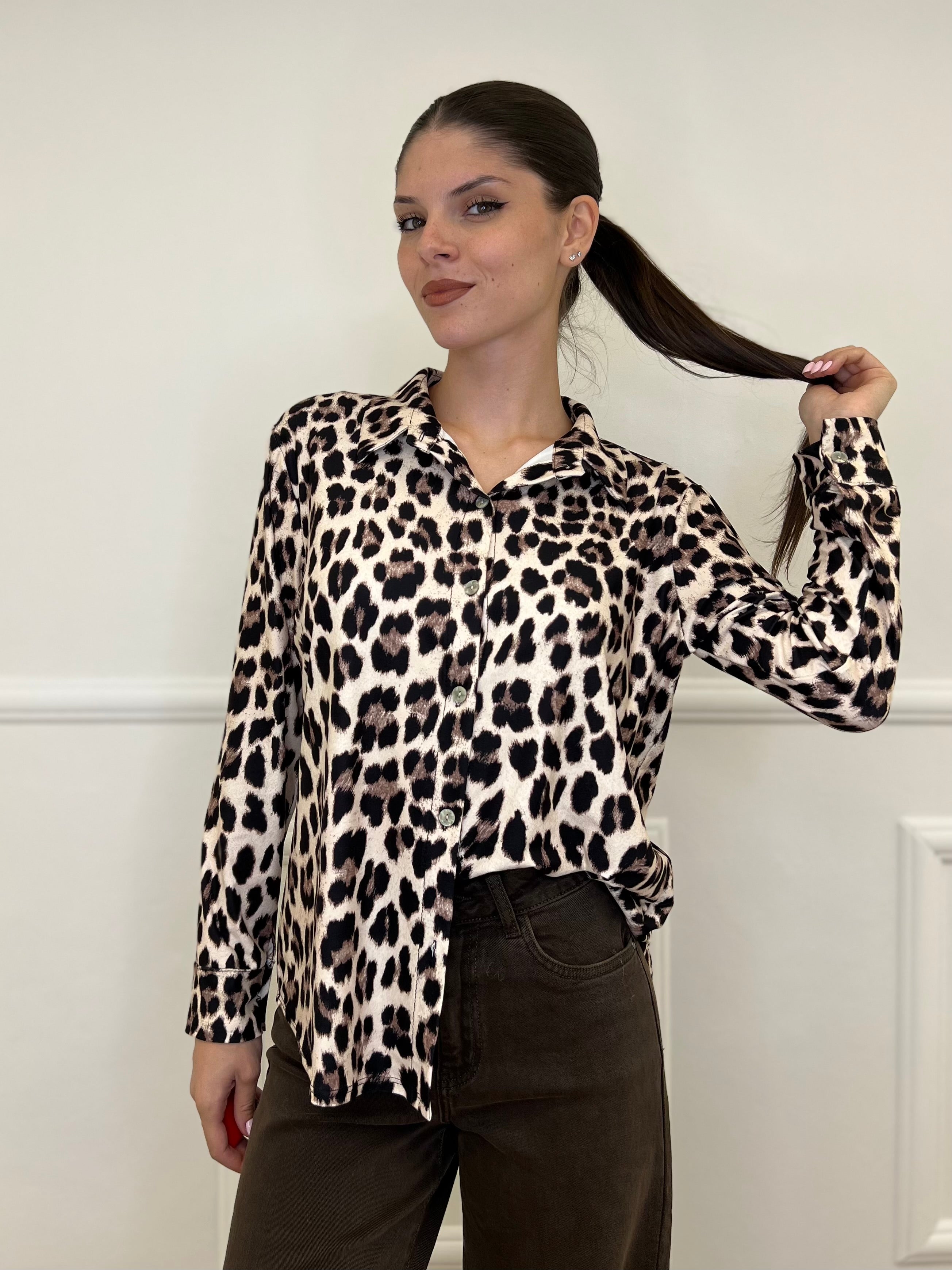 Camicia Jersey Animalier 5171 - Bazar Abbigliamento