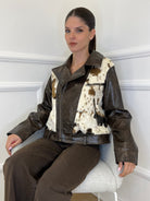 Chiodo Cow 30146 Caffè - Bazar Abbigliamento