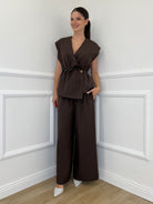 Completo Smanicato 3618 Caffè - Bazar Abbigliamento