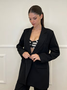Giacca Over 2202 Nero - Bazar Abbigliamento