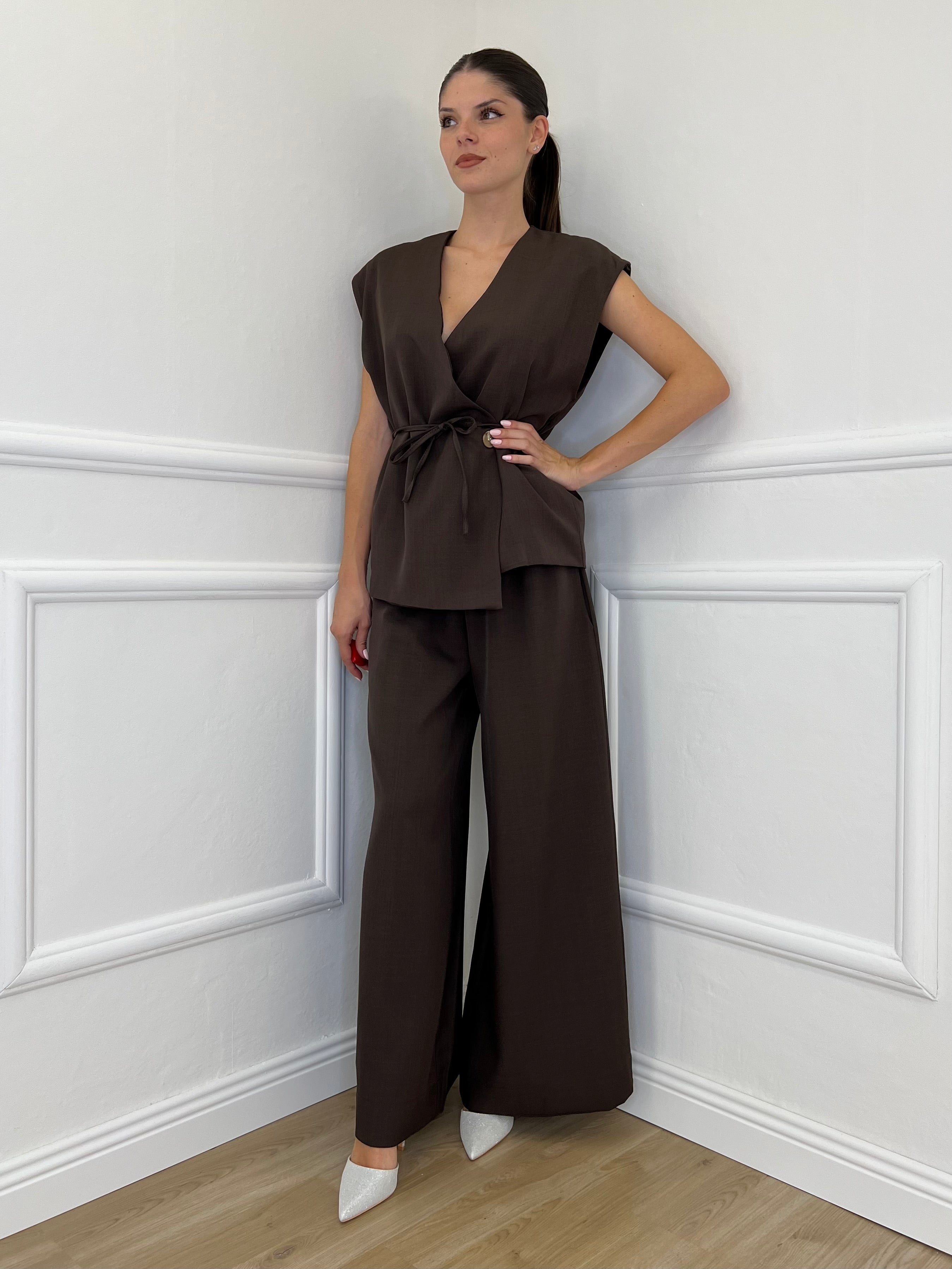 Completo Smanicato 3618 Caffè - Bazar Abbigliamento