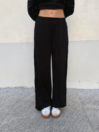 Tuta Inserti Paillettes L3110 Nero