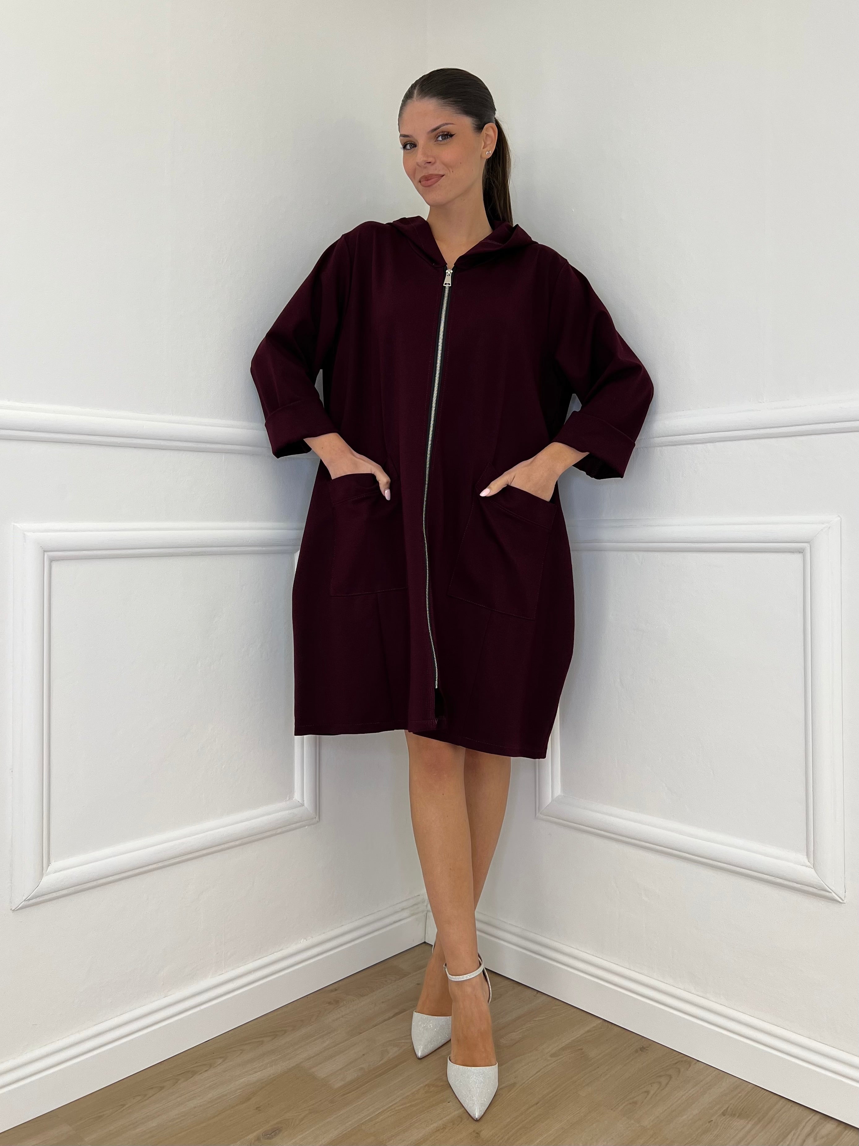 Maxi Felpa 41875 Bordeaux