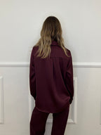 Camicia Doppio Satin 25924 Burgundy