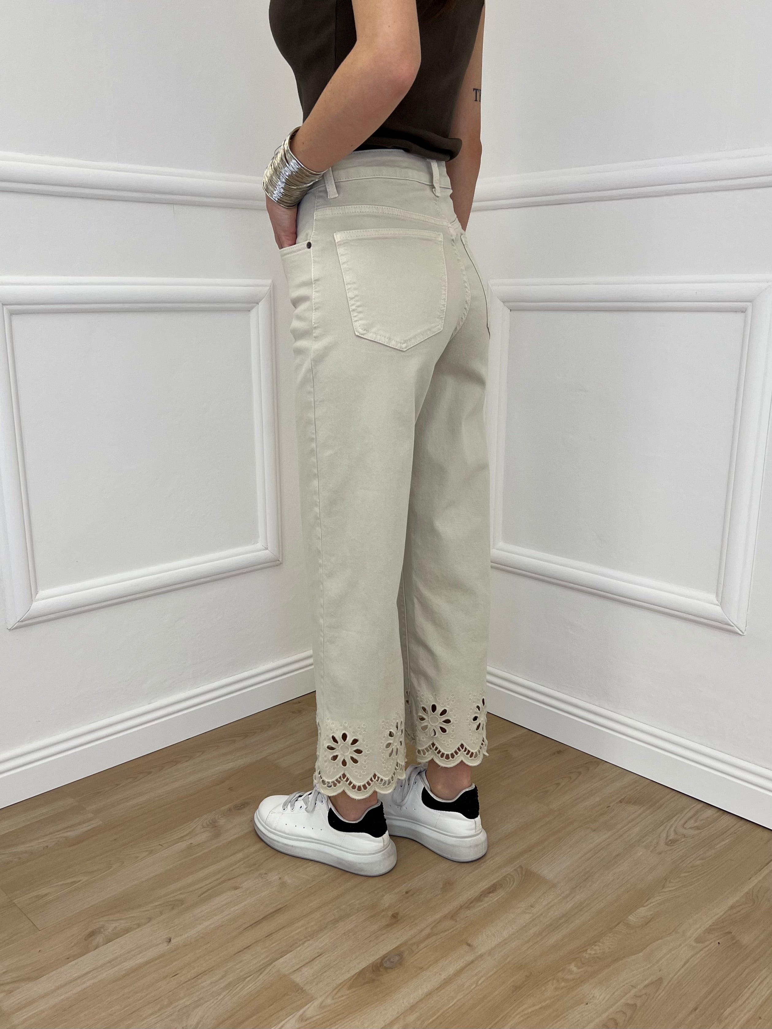 Jeans Orlo Sangallo 2239 Ecru