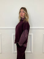 Maglia Scatoletta Maniche Corte B918 Burgundy