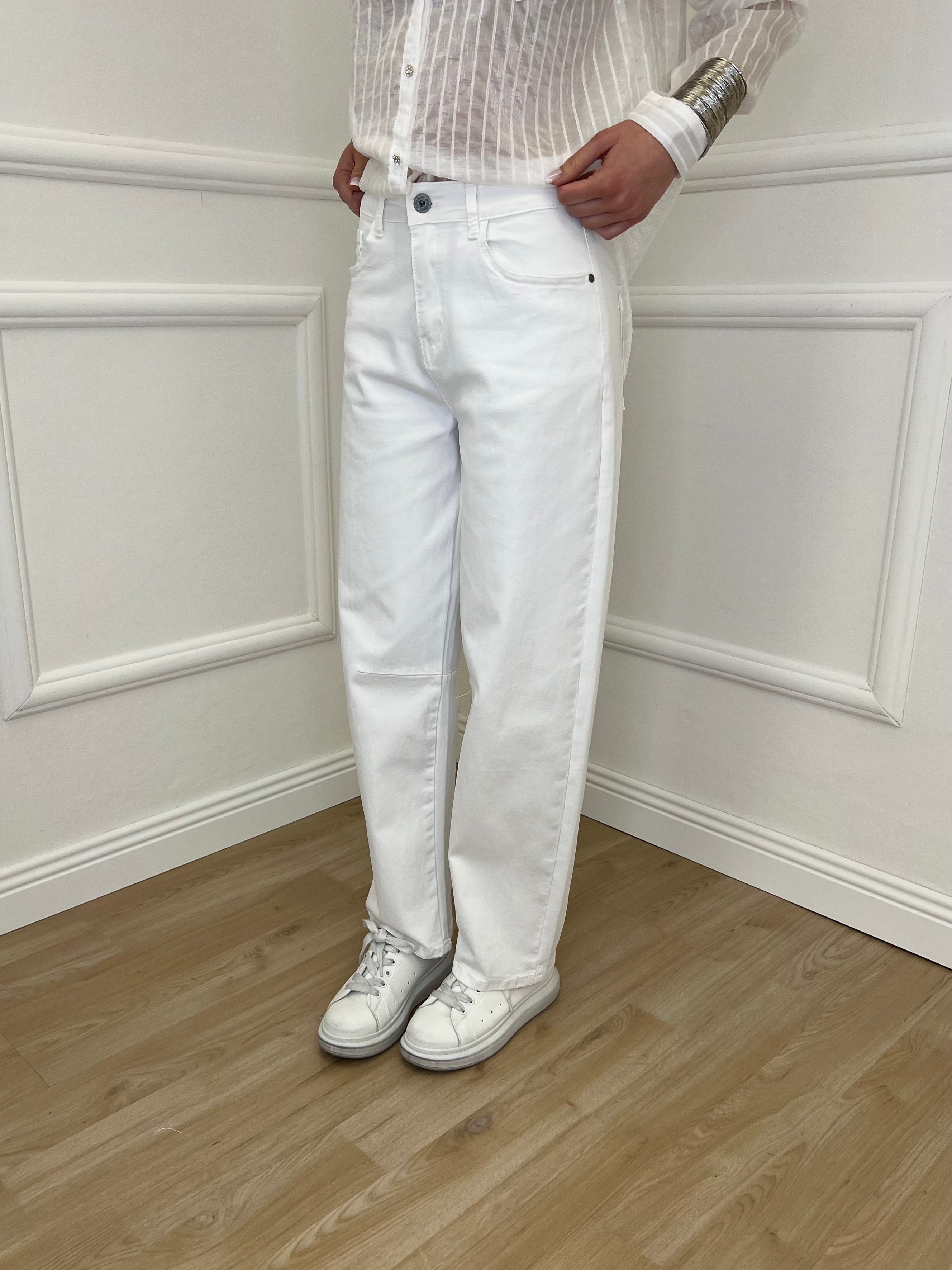 Jeans Balloon Slim 8059 Bianco