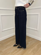 Jeans Palazzo Y549 Blue Black