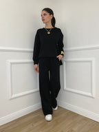 Tuta Over Girocollo 19143 Nero