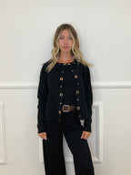 Top Inserti Metallici E8073 Nero