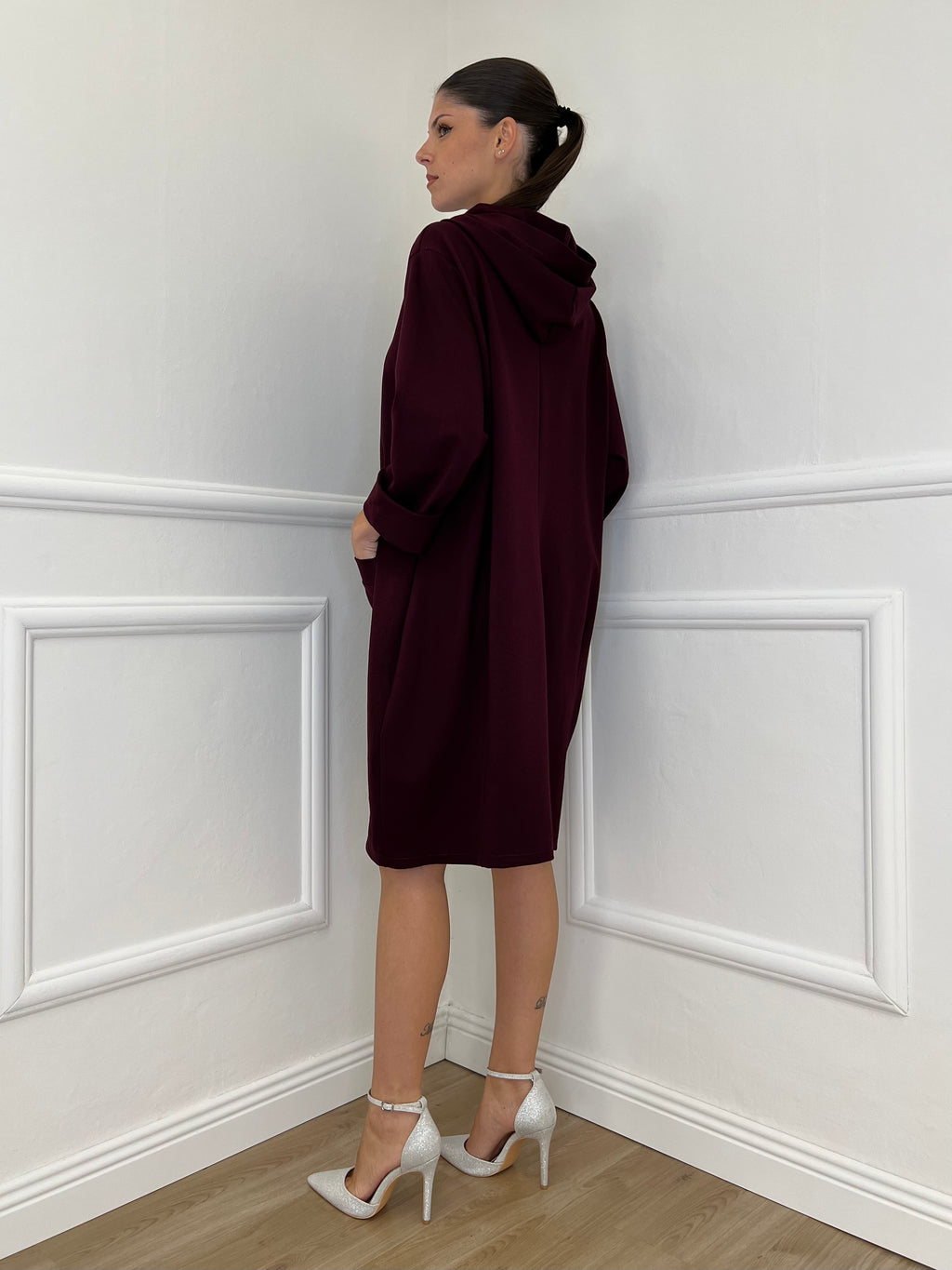 Maxi Felpa 41875 Bordeaux