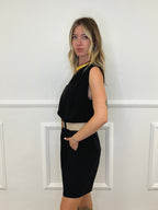 Blusa Viscosa Profili Satin 83307 Nero
