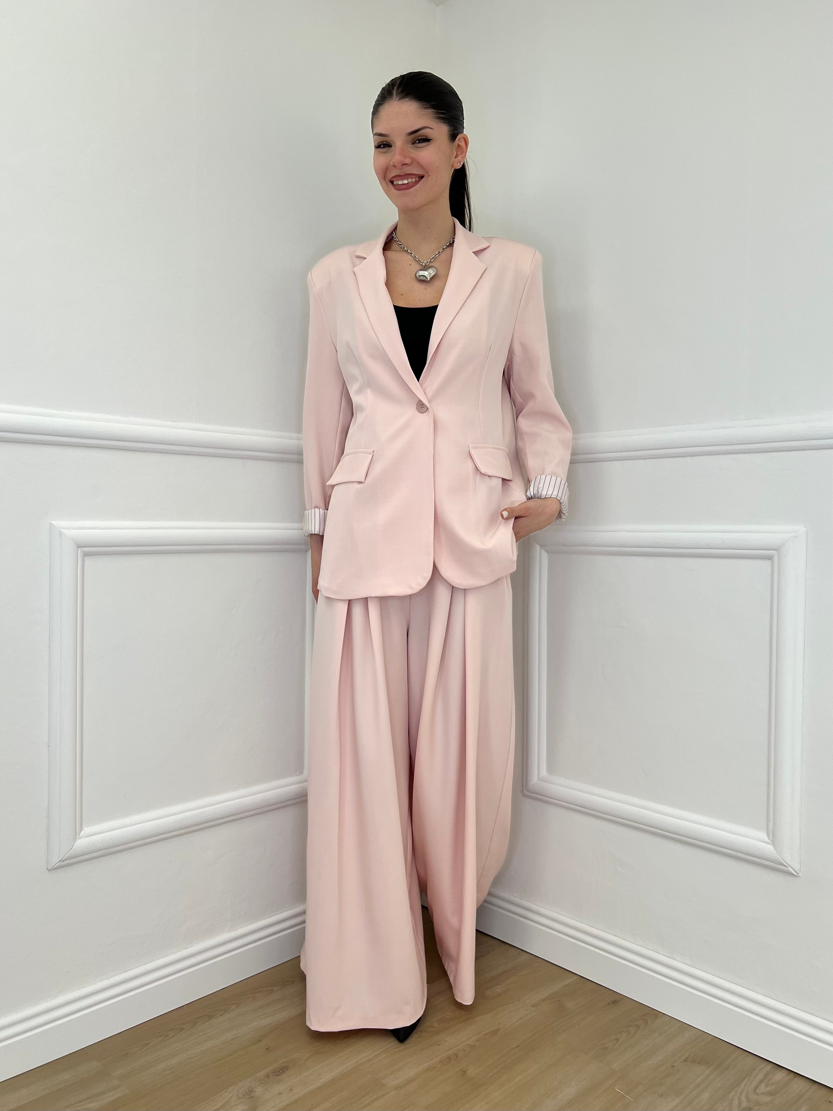 Pantalone a Palazzo 21509 Rosa