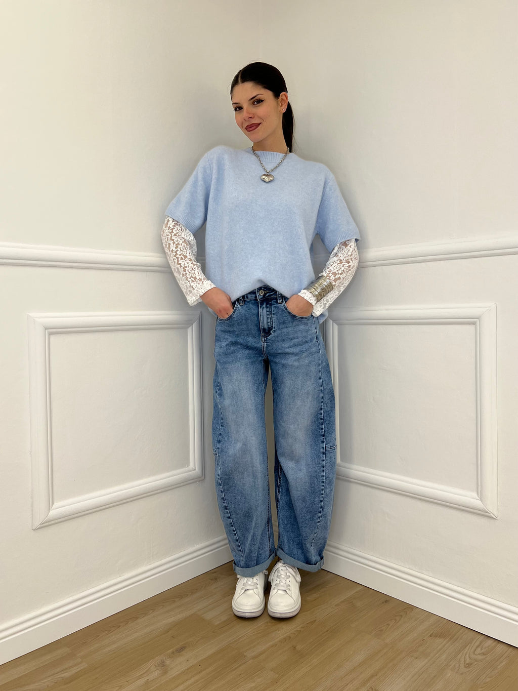 Jeans Balloon B260113 Azzurro