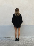Maglia Mohair Pipistrello A132 Nero