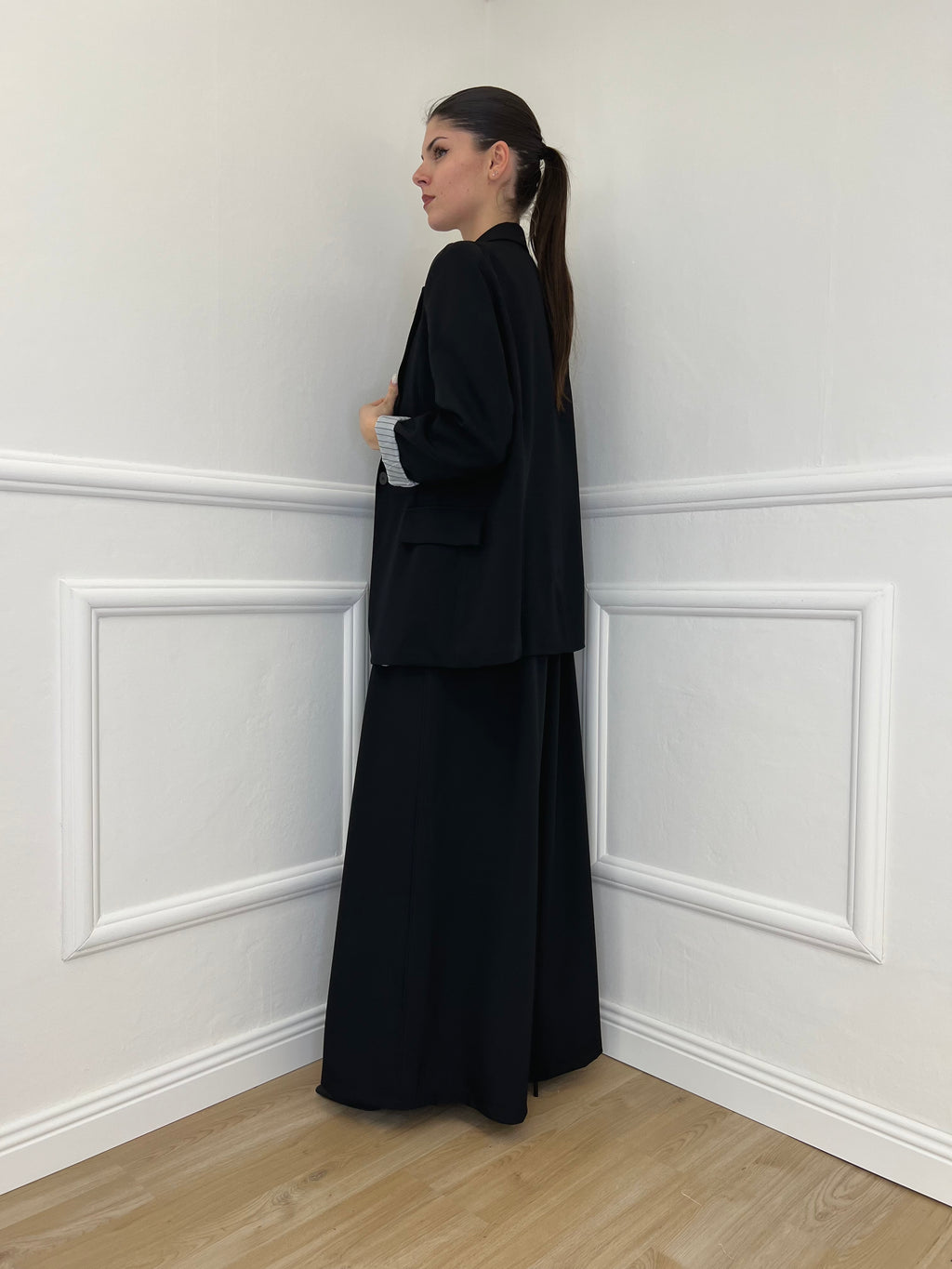 Pantalone a Palazzo 21509 Nero