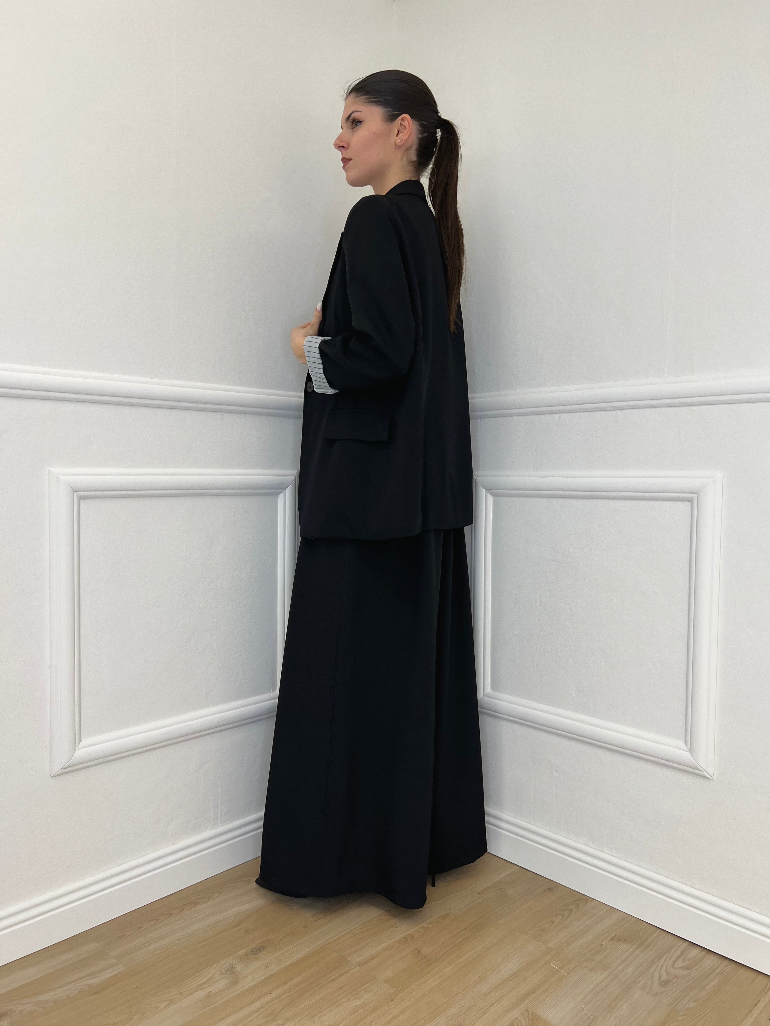 Pantalone a Palazzo 21509 Nero