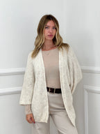 Cardigan Aperto Mohair 5021 Panna