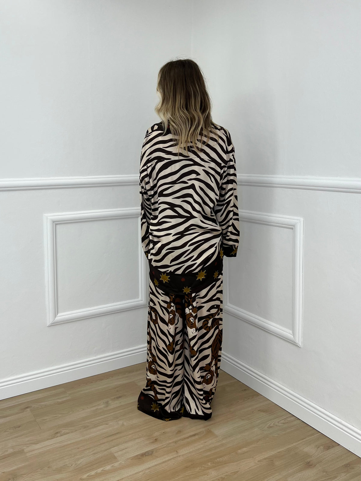 Pantalone Jungle Raso R02982