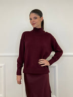 Maglia Bottoni YS9696 Burgundy