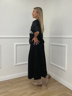 Camicia Tasca Paillettes 672-150 Nero